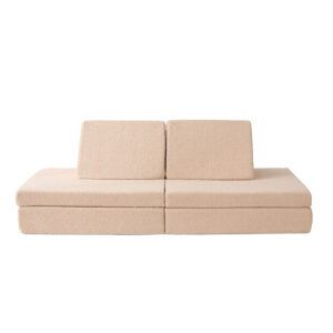 Hakuna Matte Kids Play Couch – Beige 150 x 66 x 52.5 cm