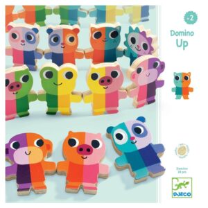 Djeco Educational wooden games Domino Up
