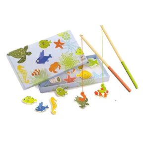Djeco Wooden magnetics Tropical fishing