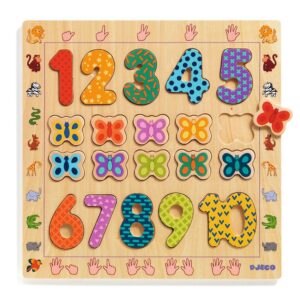 Djeco Wooden puzzles 1 to 10