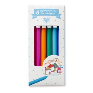 Djeco 6 gel pens – fine point 0,7
