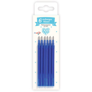 Djeco Stylo friction bleu + 3 recharges