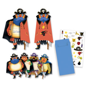Djeco Parties / Birthdays Pirates invitation cards