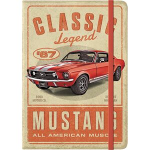 Nostalgic Σημειωματάριο Ford Mustang – Classic Legend