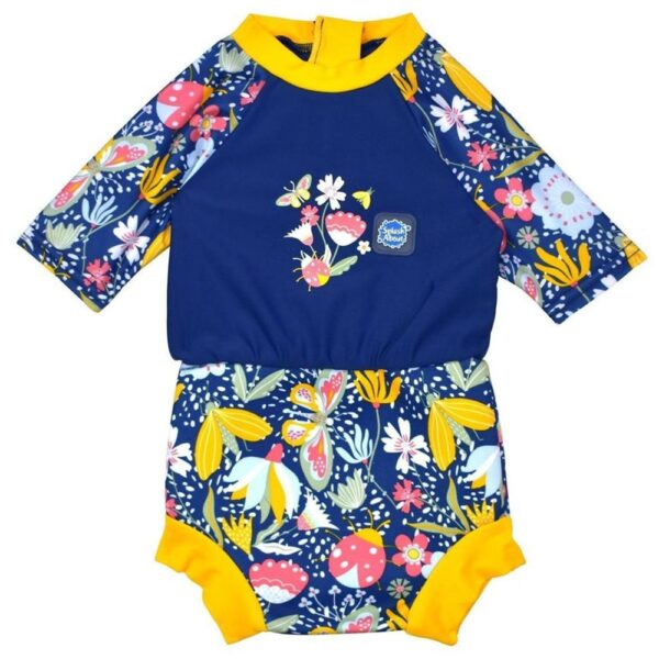 Splash About Happy Nappy Sunsuit Garden Delight X Large 12-24 m