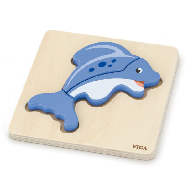 Viga Shape Block Puzzle - Fish
