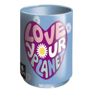 Draeger Metal pencil holder Love Planet M22
